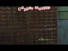 Plastik çikolata kutuları ve şeker pastası kutuları için özel vakum şekillendirme makinesi kalıpları bakır kalıplar