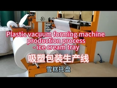 Öğle yemeği kutusu Vakum şekillendirme makinesi 100m3/h Akış Hızı 0-300°C Sıcaklık 1220*710mm Maksimum şekillendirme alanı