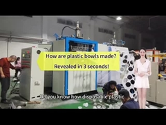 Yüksek Kaliteli Kullanılmış Plastik Termoforming Makinesi/Plastik Kahve Kupası Makinesi