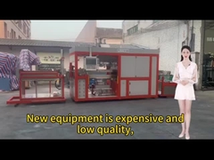 Tamamen otomatik plastik tepsinin termoforming makinesi