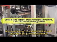 Tam otomatik üç istasyonlu plastik termoforming makinesi