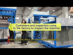 Tamamen otomatik Tozlama Tepsisi plastik vakum şekillendirme makinesi