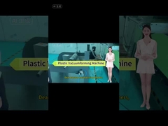 tamamen otomatik plastik tepsi yapma makinesi kullanıldı