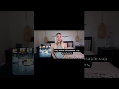 Tamamen otomatik plastik kahve fincanı yapma makinesi