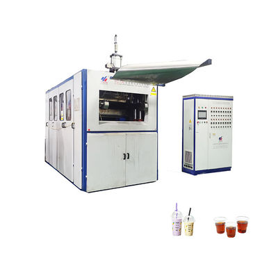 Kullanılmış plastik bardak termoforming makinesi tek kullanımlık plastik bardak yapma makinesi/şüşe forming makinesi/gıda tepsisi termoforming makinesi