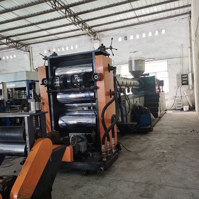 Plastik Pp Ps Yaprak ikinci el pvc ekstrüder makinesi plastik yaprak ekstrüsiyon makinesi