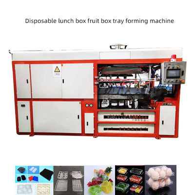 Kullanılmış Plastik Termoforming Makineleri Tek kullanımlık gıda tabakları yapmak için konteyner