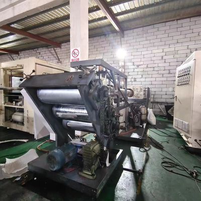 Kullanılmış Plastik Evcil Evcil Bebek Abs Yaprak Ekstrüzyon Lini PLC Kontrolü