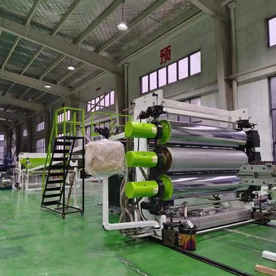 İkinci El Plastik Ekstrüzyon Makinesi 150mm Yaprak Plaka Endüstriyel
