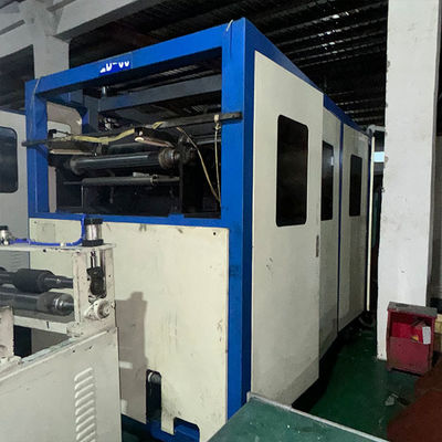 PET malzeme üretim hattı için elektrikli ısıtma plastik termoforming makinesi