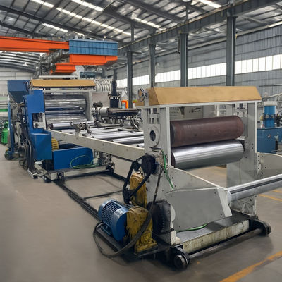 Elektrikli Isıtma Sistemi PLC ve Özel Ekstrüzyon Kafası ile Plastik Tek vidali Ekstrüzer