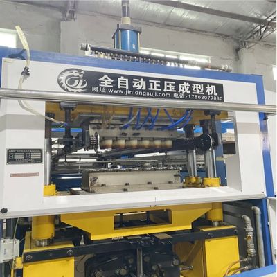 PET ambalajı için PLC kontrolü ile elektrikli su soğutma plastik termoforming makinesi