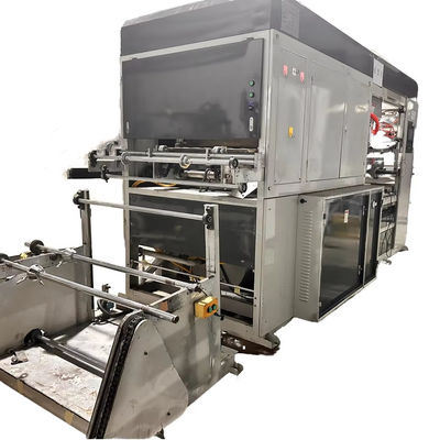 İkinci el plastik kutu plastik tepsisi tamamen otomatik tek parça şekillendirme vakum şekillendirme makinesi