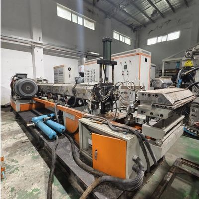 PP PET PS granüller için kullanılan tek vidalı plastik ekstrüder makinesi çekirdek bileşenleri ile vida PLC