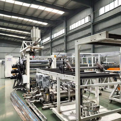 PLC sistemi tarafından kontrol edilen özelleştirilmiş vida ve ölçekli yüksek kapasiteli plastik ekstrüder