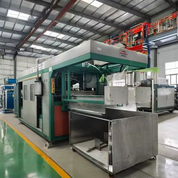 380V Otomatik Plastik Vakum Formasyon Makinesi Pasta Tepsisi Max 710mm Genişliği