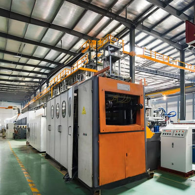 420mm Maksimum Kalıplama Derinliği PLC Kontrolü Elektrikli Isıtma ile Plastik Termoforming Makinesi 5000kg