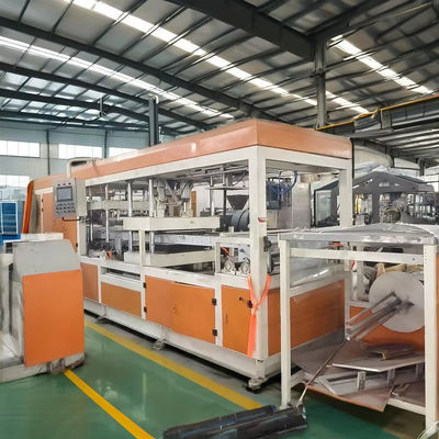 Yüksek verimli plastik vakum şekillendirme makinesi 120KW Güç 6000*1800*2100mm