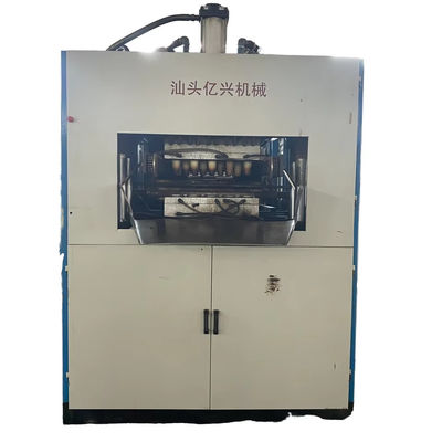 PLC Kontrolü 730*420 Tek kullanımlık ürünler için 380V'lik plastik termoforming makinesi