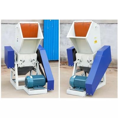 Paslanmaz çelik 6 bıçaklı plastik kırıcı makine 8-18mm ekran ağı 22kw güç