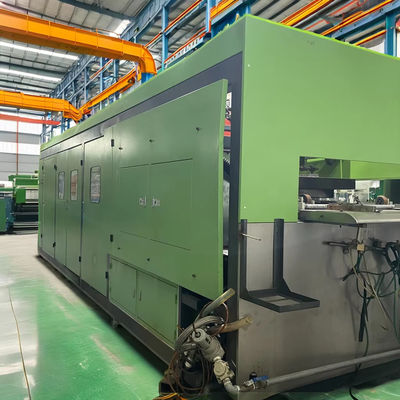 İkinci El Tam Otomatik PPPS Tek kullanımlık Plastik Öğle Yemeği Gıda Kutusu Konteyner Plastik Termoforming Makinesi