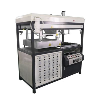 Küçük yarı otomatik küçük vakumlu araba parçaları için termoforming makinesi mini plastik