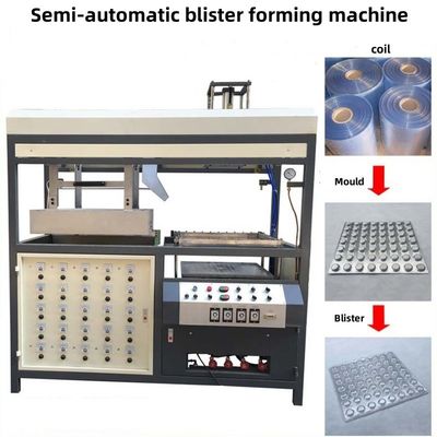 Yeni yarı otomatik kabarcık vakum şekillendirme makinesi mini plastik termoforming makinesi