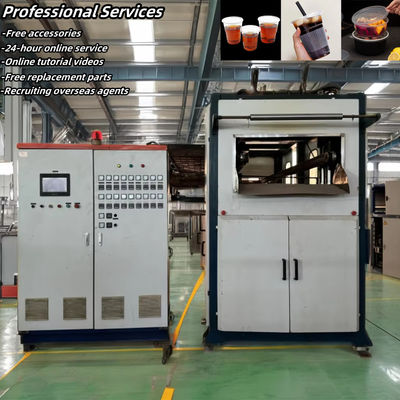 Tamamen otomatik plastik cam yapım makinesi