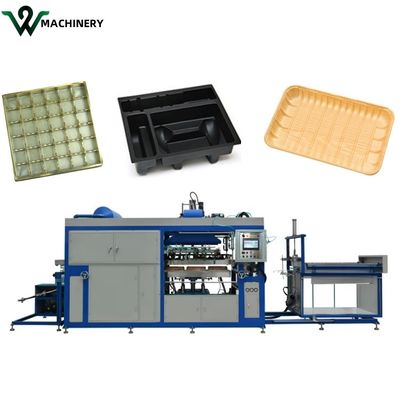 Otomatik plastik vakum şekillendirme makineleri kahve fincanı kapağı yapmak için makine