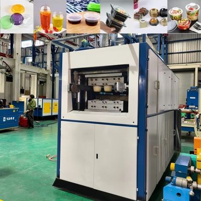 Kullanılmış Yüksek Hızlı Otomatik plastik bardak makinesi Gaz Tüketimi 4200-5000L/min Ücretsiz Satış sonrası Hayat boyu Hizmet