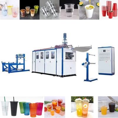 Yüksek hızlı süt çay bardağı termoforming makinesi