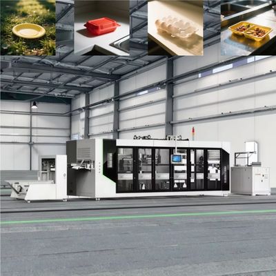 Tamamen Otomatik Plastik Kapak Thermoforming Makinesi