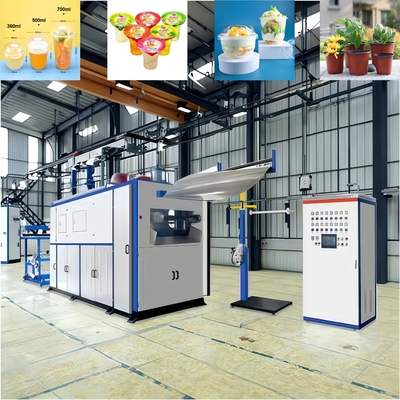 Tamamen Otomatik Kullanılmış plastik bardak yapmak için makine düşük maliyetli