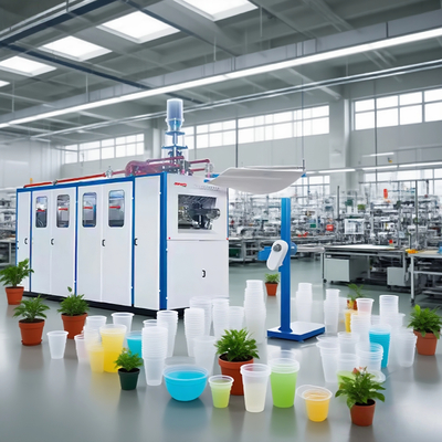 PLC Plastik Termoform Makinesi (Lunch Box ve Kase)