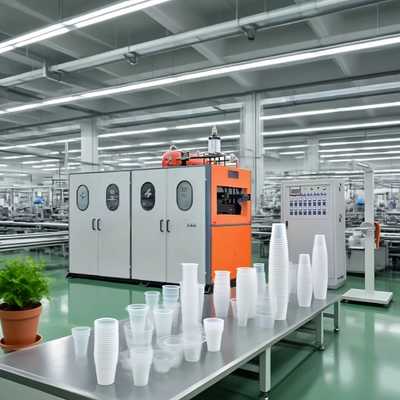 PLC Controlled Disposable Plastic Cup Making Machine